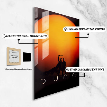 Flex Designs Metal Poster Dune - Part Two Theatrical 16 x 24" Home Goods - Movie 2024 Movie Metal Poster