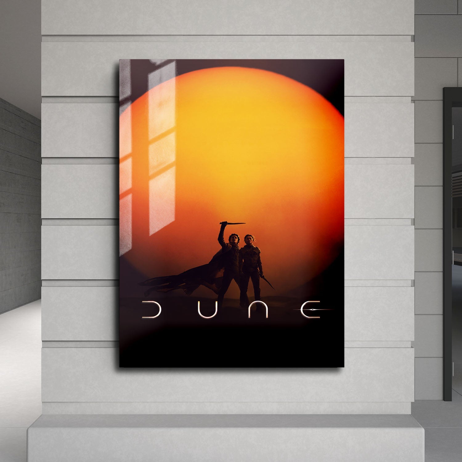 Flex Designs Metal Poster Dune - Part Two Theatrical 24 x 36" Home Goods - Movie 2024 Movie Metal Poster