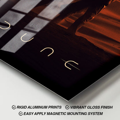 Flex Designs Metal Poster Dune Cinematic 11 x 17" Home Goods - Movie 2021 Movie Metal Poster