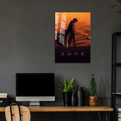 Flex Designs Metal Poster Dune Cinematic 5 x 7" Home Goods - Movie 2021 Movie Metal Poster