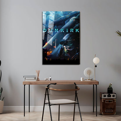 Flex Designs Metal Poster Dunkirk Theatrical 24 x 36" Home Goods - Movie 2017 Movie Metal Poster