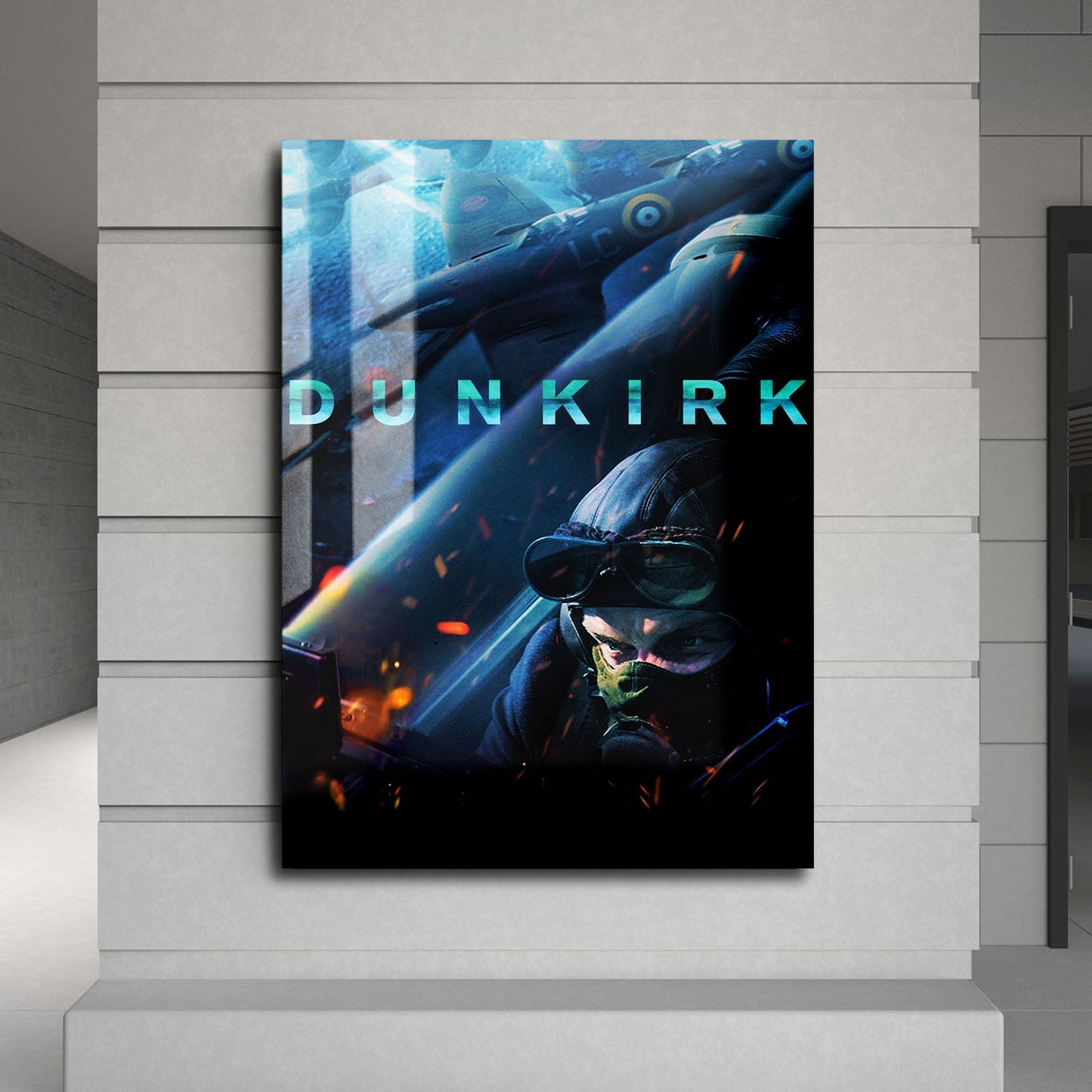 Flex Designs Metal Poster Dunkirk Theatrical 24 x 36" Home Goods - Movie 2017 Movie Metal Poster