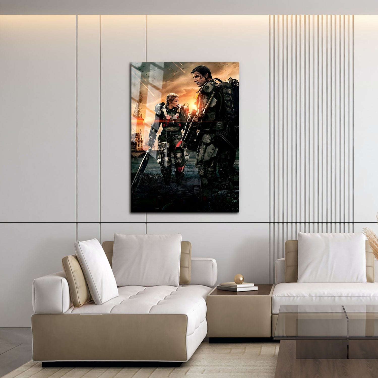 Flex Designs Metal Poster Edge of Tomorrow Key Art 16 x 24" Home Goods - Movie 2014 Movie Metal Poster