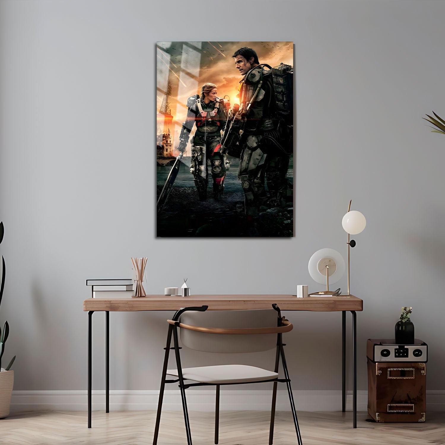 Flex Designs Metal Poster Edge of Tomorrow Key Art 24 x 36" Home Goods - Movie 2014 Movie Metal Poster