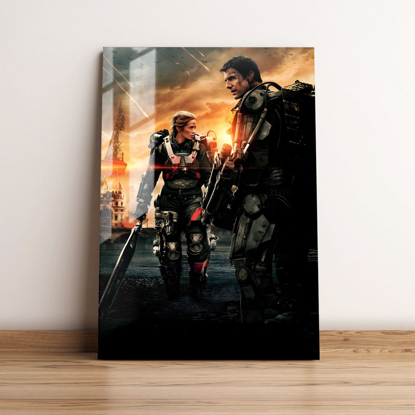 Edge of Tomorrow Key Art Movie Metal Poster