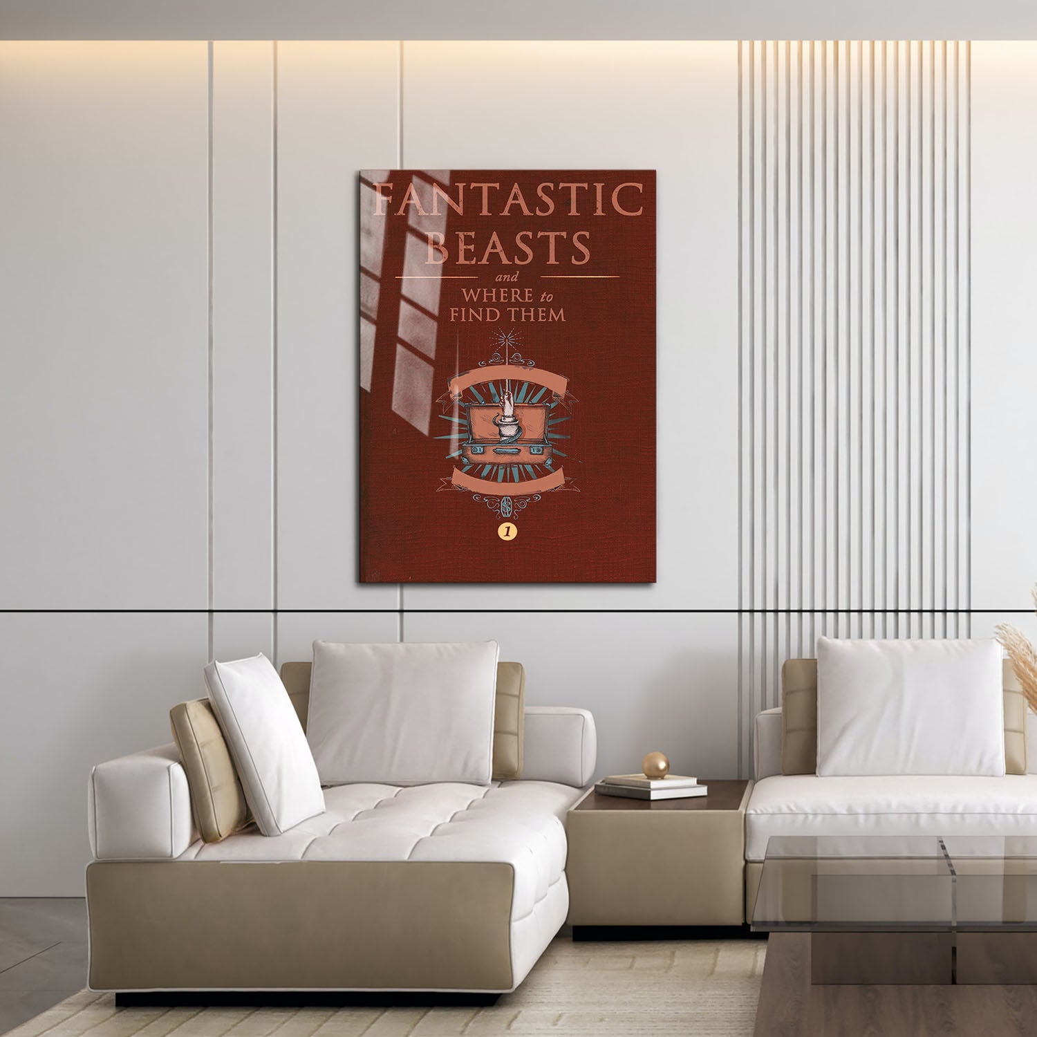 Flex Designs Metal Poster Fantastic Beasts and Where to Find Them Bookcover 16 x 24" Home Goods - Movie 2016 Movie Metal Poster