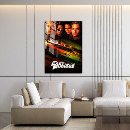 Flex Designs Metal Poster The Fast and the Furious Classic 16 x 24" Home Goods - Movie 2001 Movie Metal Poster