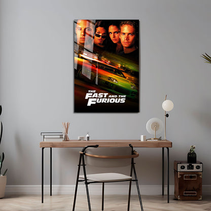 Flex Designs Metal Poster The Fast and the Furious Classic 24 x 36" Home Goods - Movie 2001 Movie Metal Poster