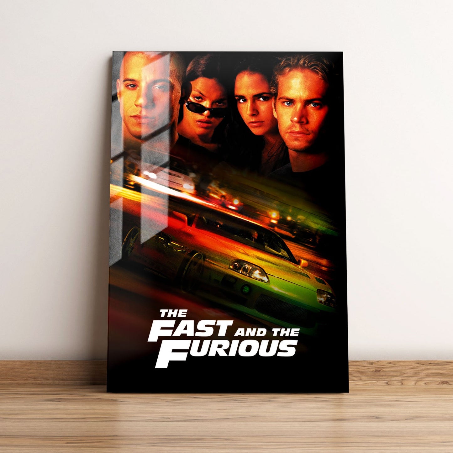 The Fast and the Furious Classic Movie Metal Poster