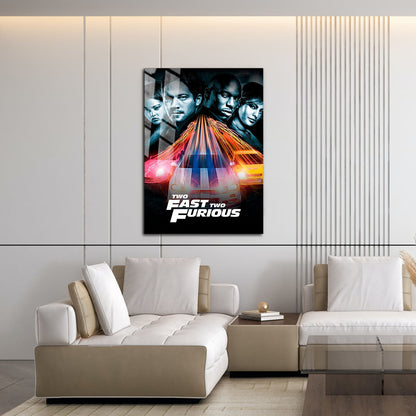 Flex Designs Metal Poster 2 Fast 2 Furious Classic 16 x 24" Home Goods - Movie 2003 Movie Metal Poster