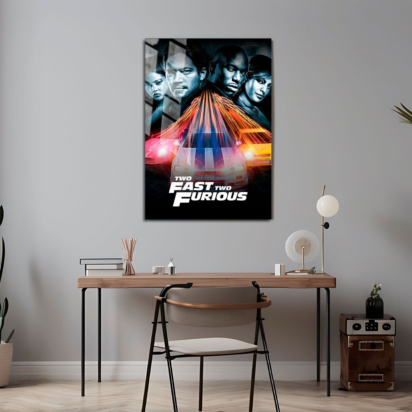 Flex Designs Metal Poster 2 Fast 2 Furious Classic 24 x 36" Home Goods - Movie 2003 Movie Metal Poster