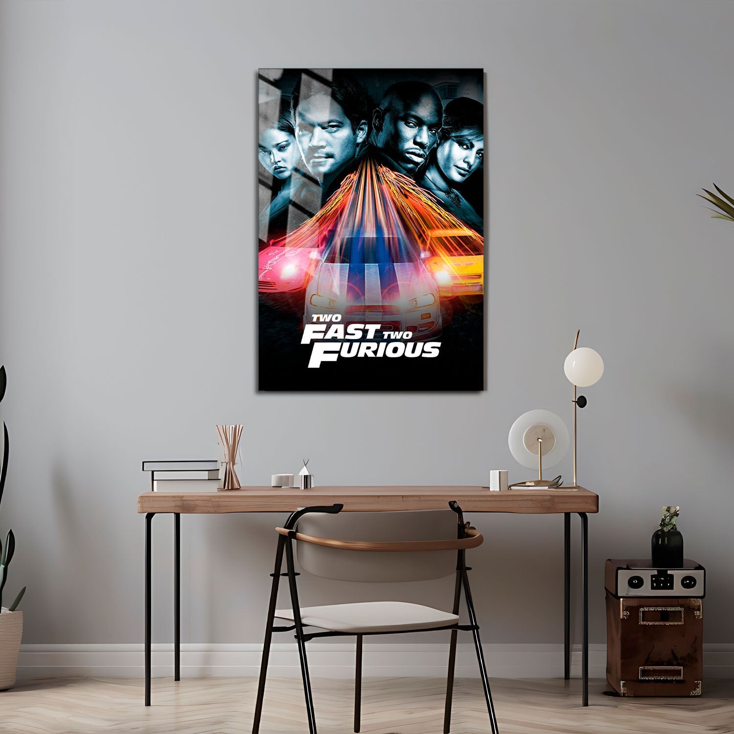Flex Designs Metal Poster 2 Fast 2 Furious Classic 24 x 36" Home Goods - Movie 2003 Movie Metal Poster