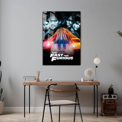Flex Designs Metal Poster 2 Fast 2 Furious Classic 24 x 36" Home Goods - Movie 2003 Movie Metal Poster