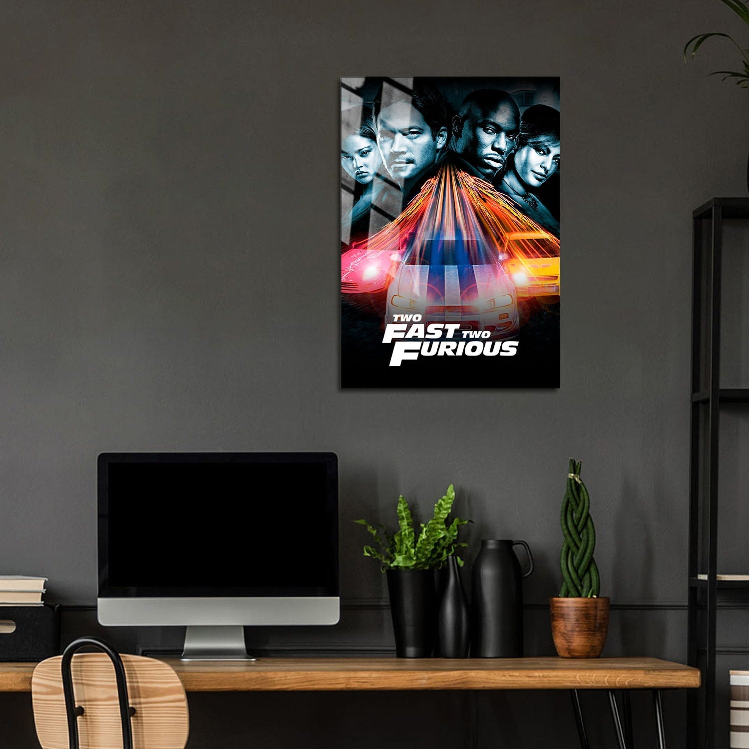 Flex Designs Metal Poster 2 Fast 2 Furious Classic 5 x 7" Home Goods - Movie 2003 Movie Metal Poster
