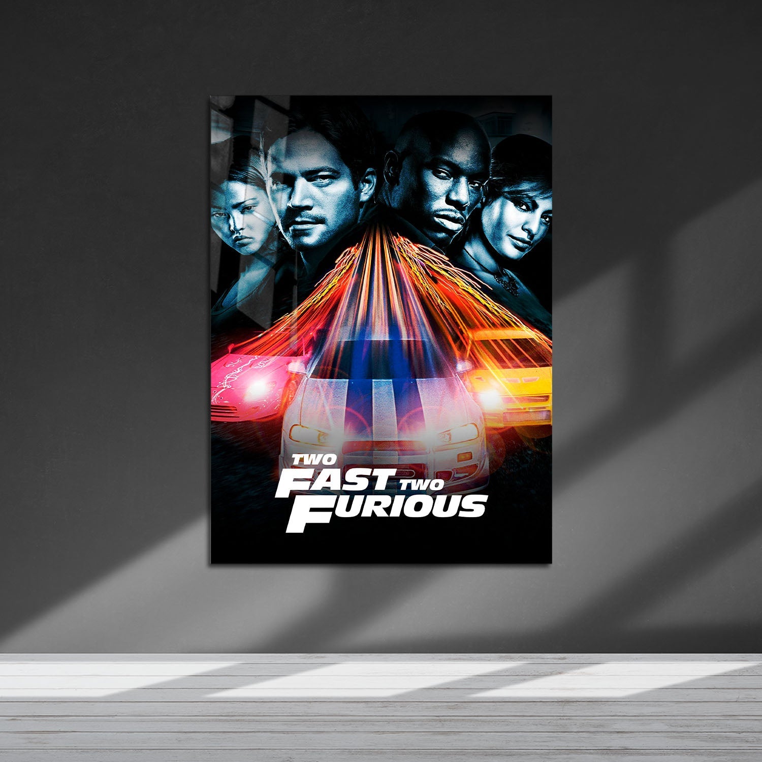 Flex Designs Metal Poster 2 Fast 2 Furious Classic 5 x 7" Home Goods - Movie 2003 Movie Metal Poster