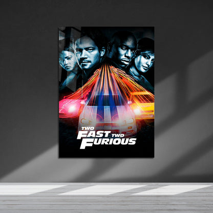 Flex Designs Metal Poster 2 Fast 2 Furious Classic 5 x 7" Home Goods - Movie 2003 Movie Metal Poster
