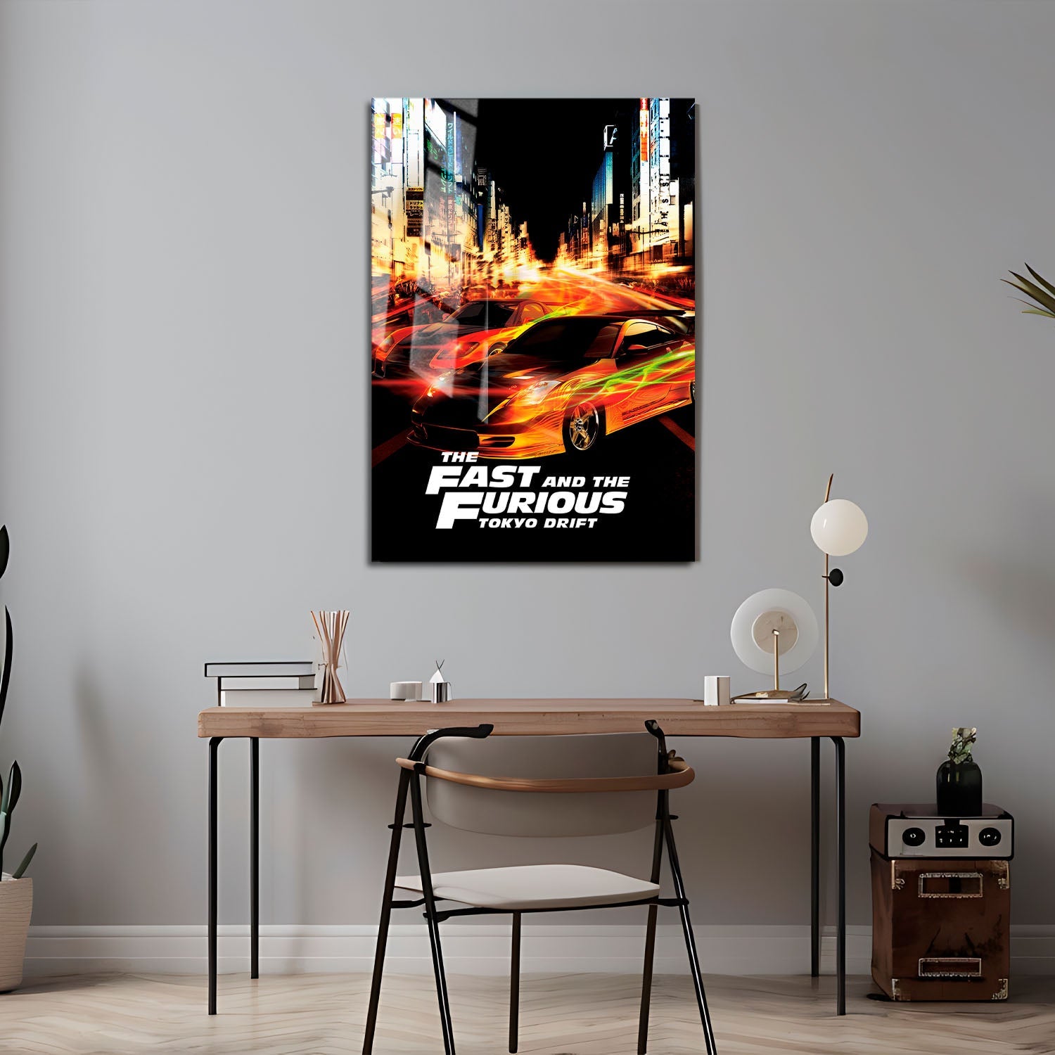 Flex Designs Metal Poster The Fast and the Furious Tokyo Drift Classic 24 x 36" Home Goods - Movie 2006 Movie Metal Poster