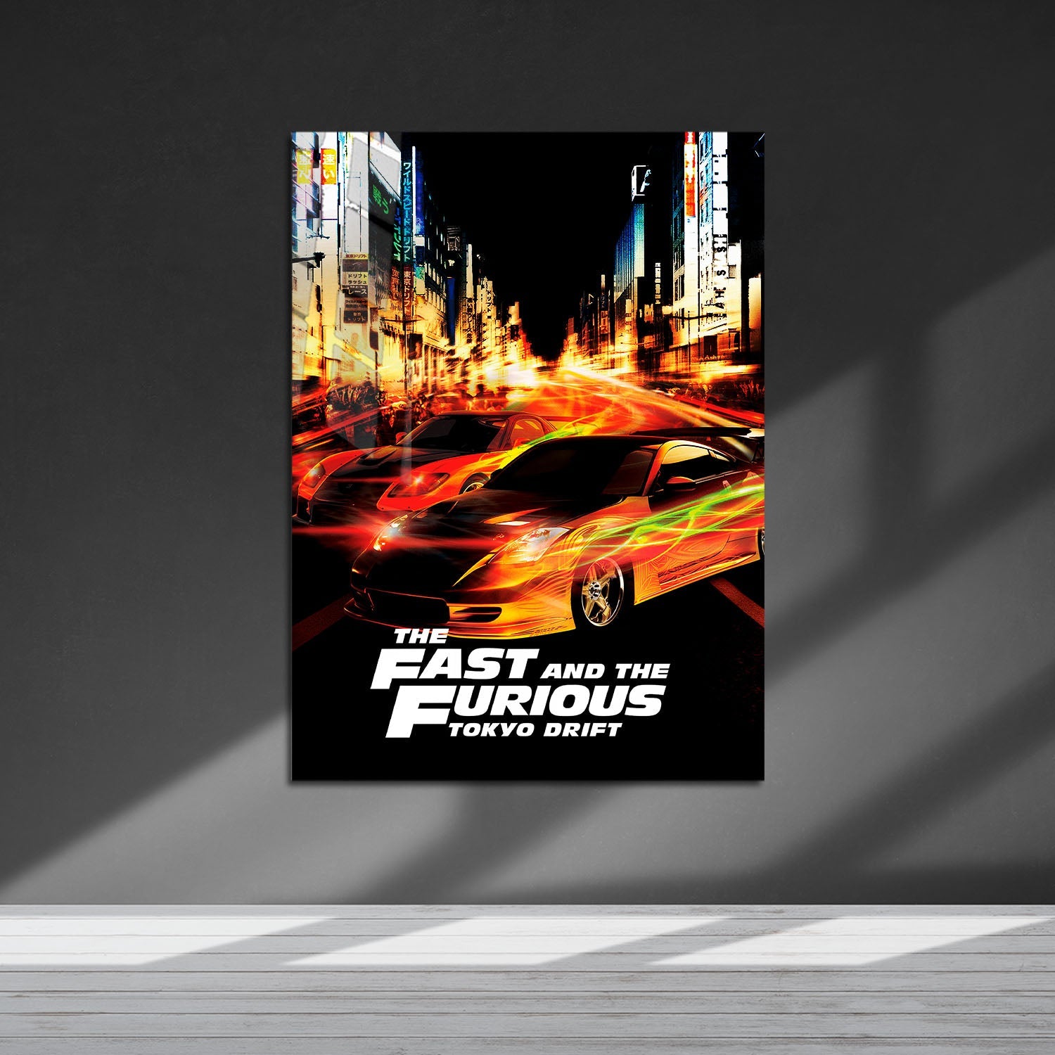 Flex Designs Metal Poster The Fast and the Furious Tokyo Drift Classic 5 x 7" Home Goods - Movie 2006 Movie Metal Poster