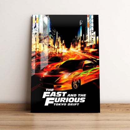 The Fast and the Furious Tokyo Drift Classic Movie Metal Poster