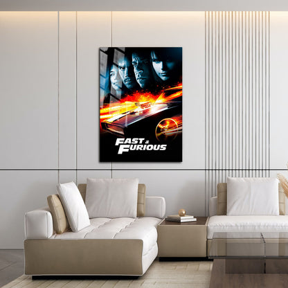 Flex Designs Metal Poster Fast Furious Classic 16 x 24" Home Goods - Movie 2009 Movie Metal Poster