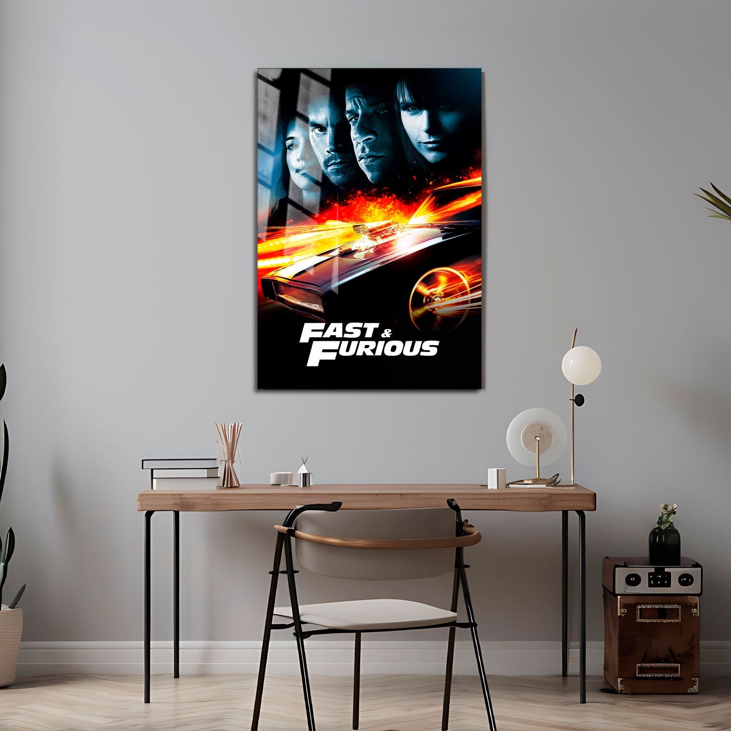 Flex Designs Metal Poster Fast Furious Classic 24 x 36" Home Goods - Movie 2009 Movie Metal Poster