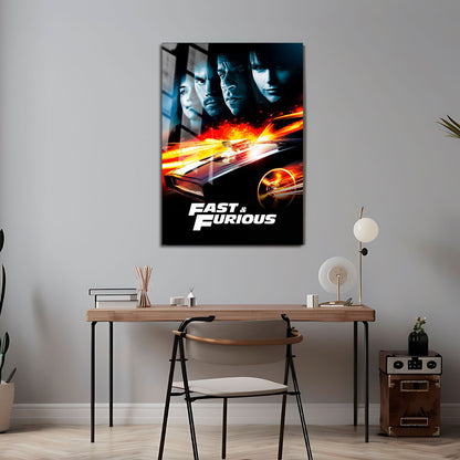 Flex Designs Metal Poster Fast Furious Classic 24 x 36" Home Goods - Movie 2009 Movie Metal Poster