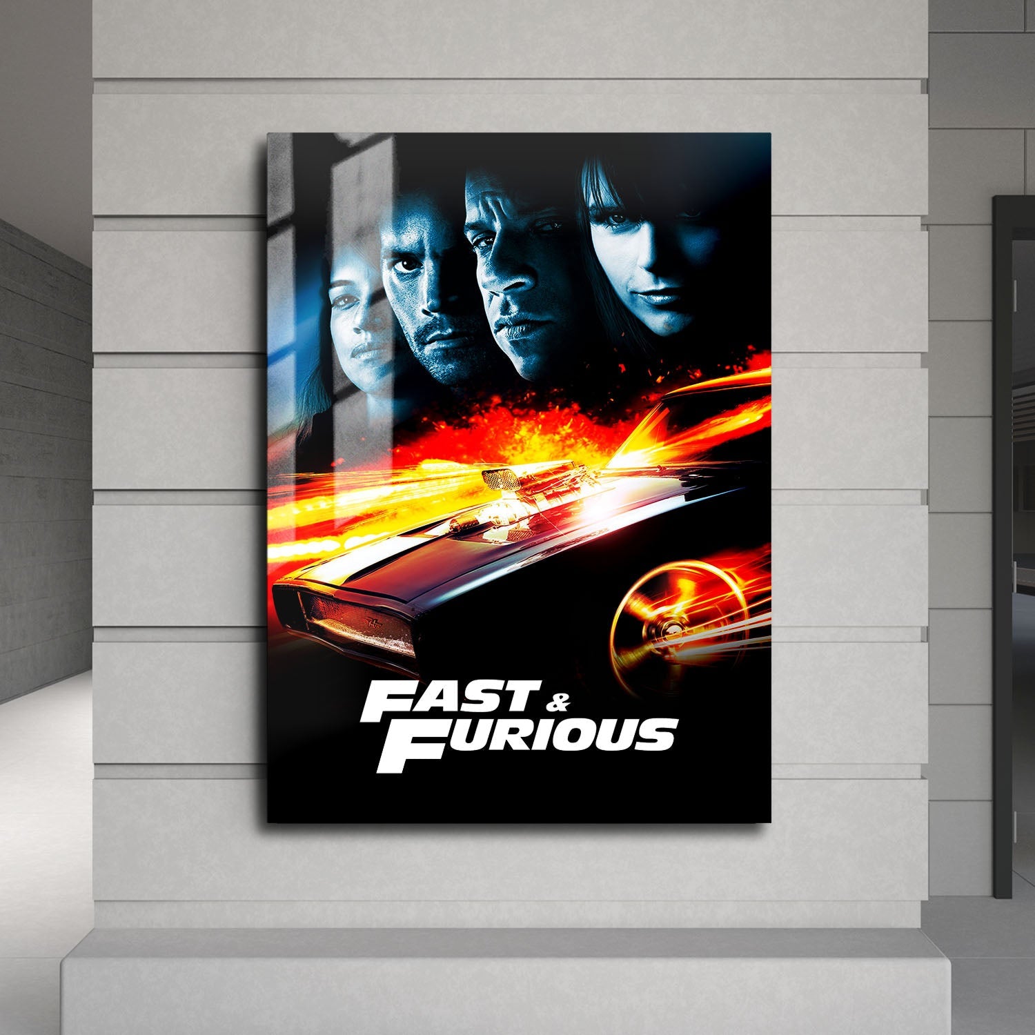 Flex Designs Metal Poster Fast Furious Classic 24 x 36" Home Goods - Movie 2009 Movie Metal Poster