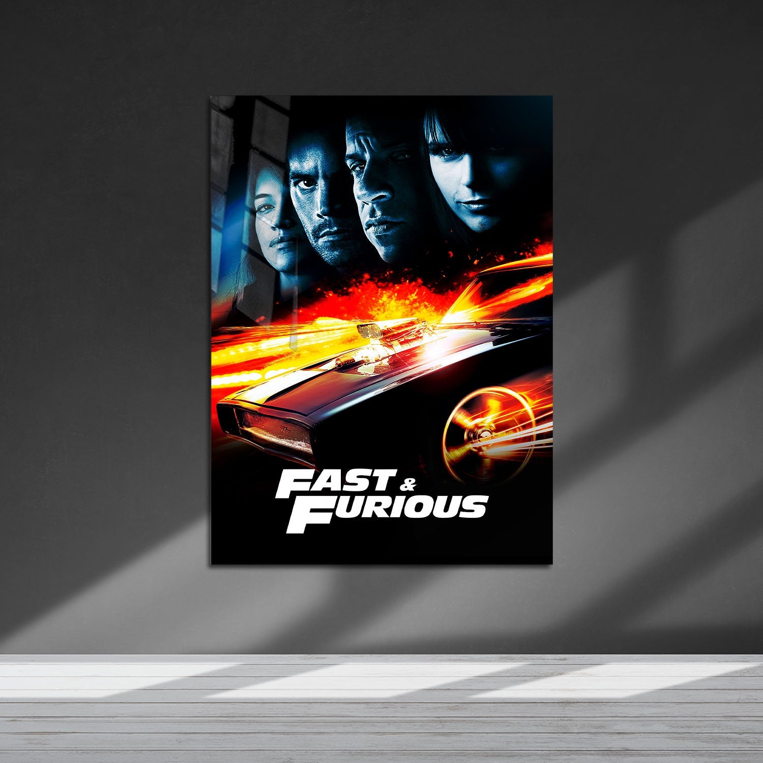 Flex Designs Metal Poster Fast Furious Classic 5 x 7" Home Goods - Movie 2009 Movie Metal Poster