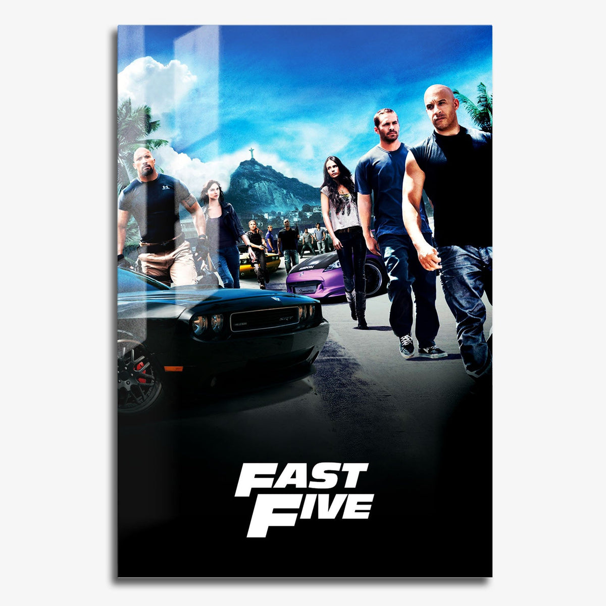 Flex Designs Metal Poster Fast Five Classic 11 x 17" Home Goods - Movie 2011 Movie Metal Poster