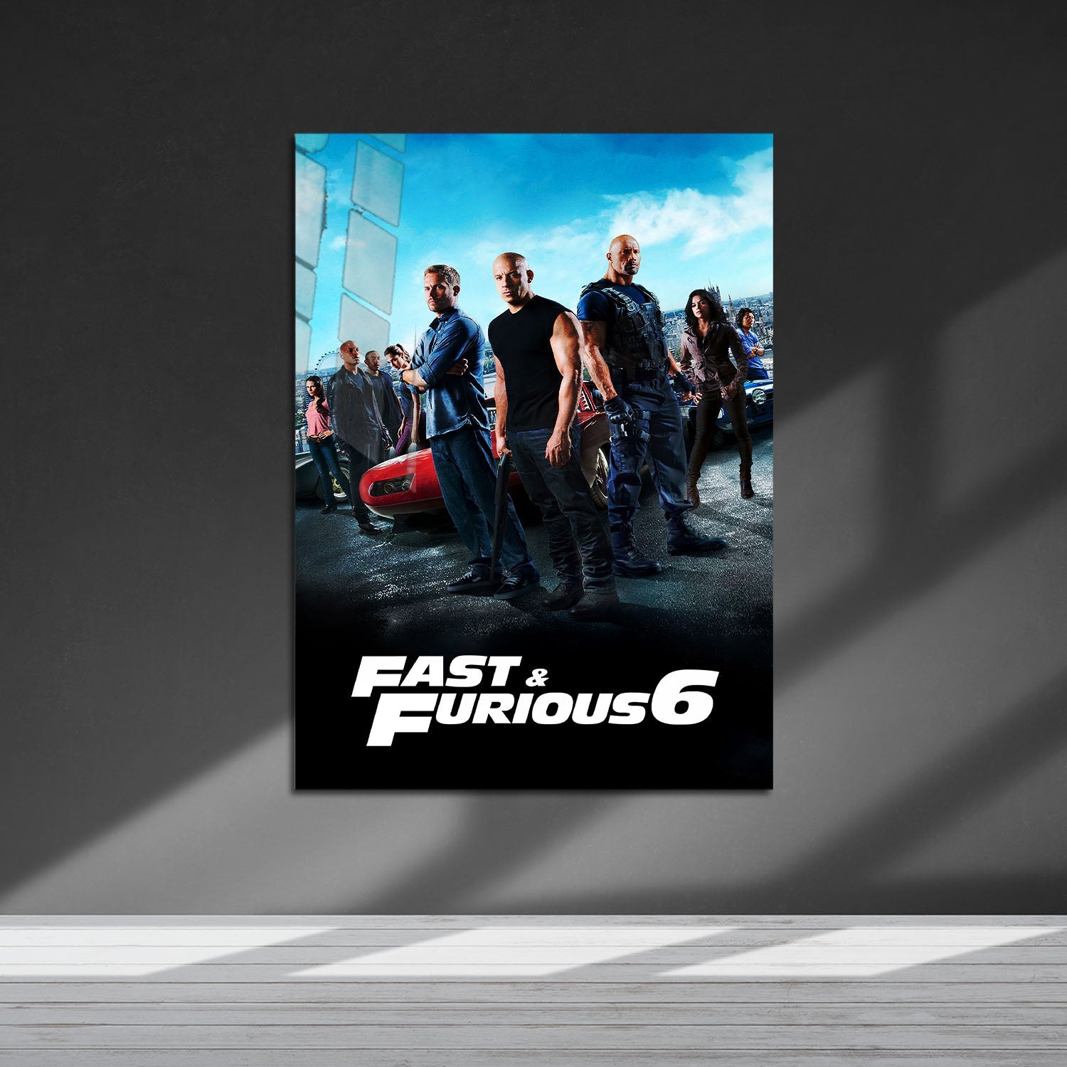 Flex Designs Metal Poster Fast Furious 6 Classic 5 x 7" Home Goods - Movie 2013 Movie Metal Poster