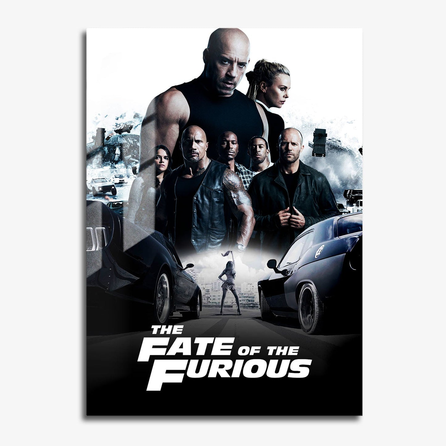 Flex Designs Metal Poster The Fate of the Furious Classic 11 x 17" Home Goods - Movie 2017 Movie Metal Poster
