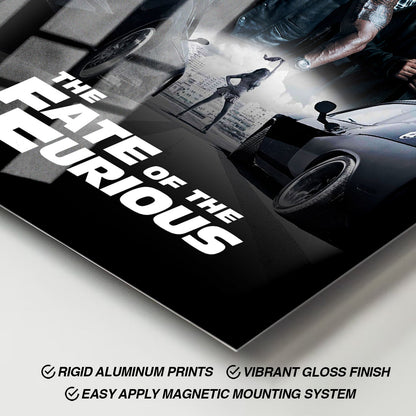Flex Designs Metal Poster The Fate of the Furious Classic 11 x 17" Home Goods - Movie 2017 Movie Metal Poster