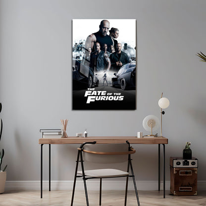 Flex Designs Metal Poster The Fate of the Furious Classic 24 x 36" Home Goods - Movie 2017 Movie Metal Poster