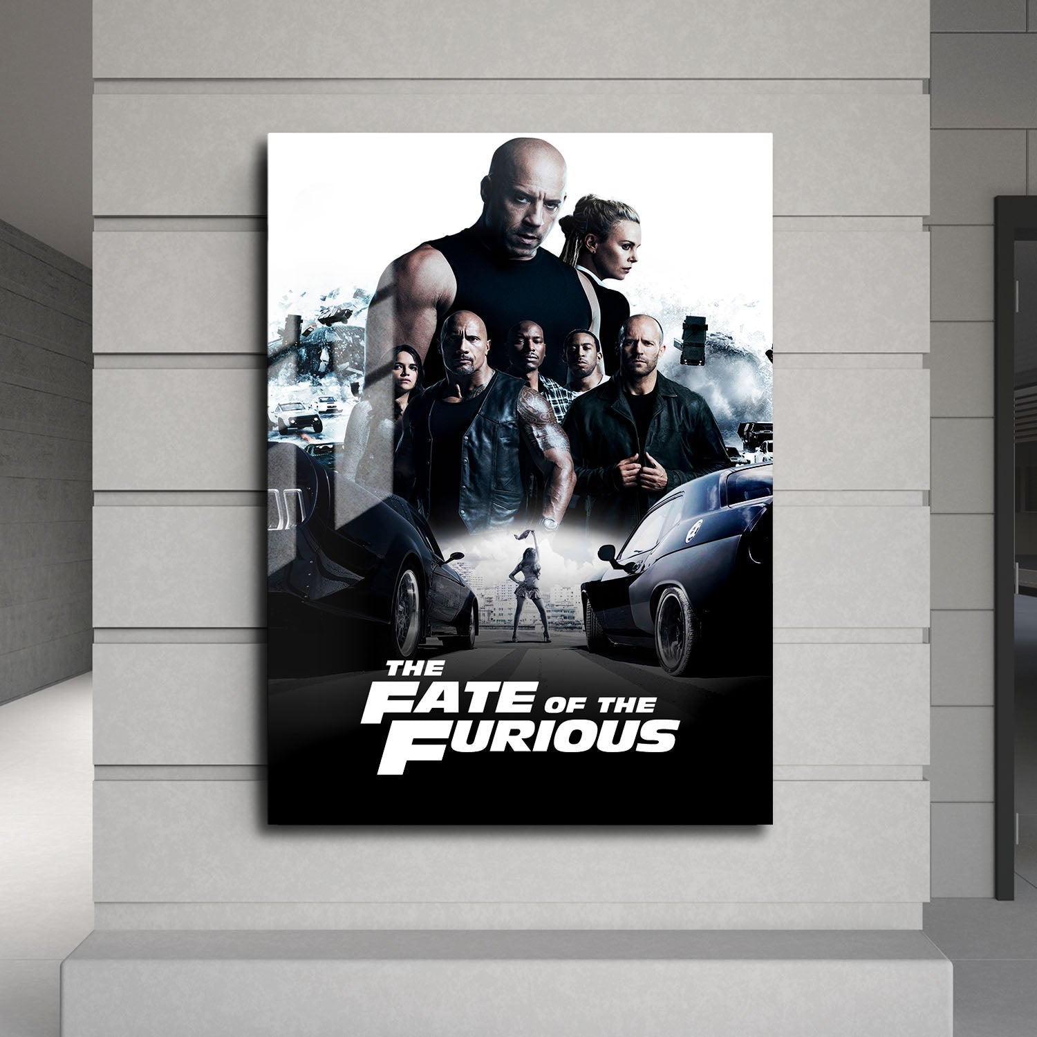 Flex Designs Metal Poster The Fate of the Furious Classic 24 x 36" Home Goods - Movie 2017 Movie Metal Poster