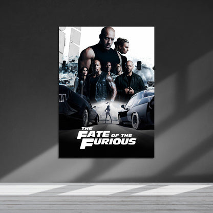 Flex Designs Metal Poster The Fate of the Furious Classic 5 x 7" Home Goods - Movie 2017 Movie Metal Poster