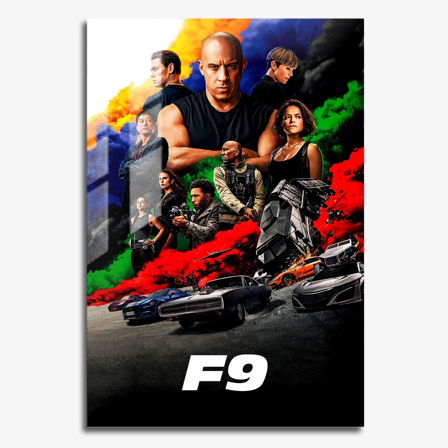 Flex Designs Metal Poster F9 Classic 11 x 17" Home Goods - Movie 2021 Movie Metal Poster