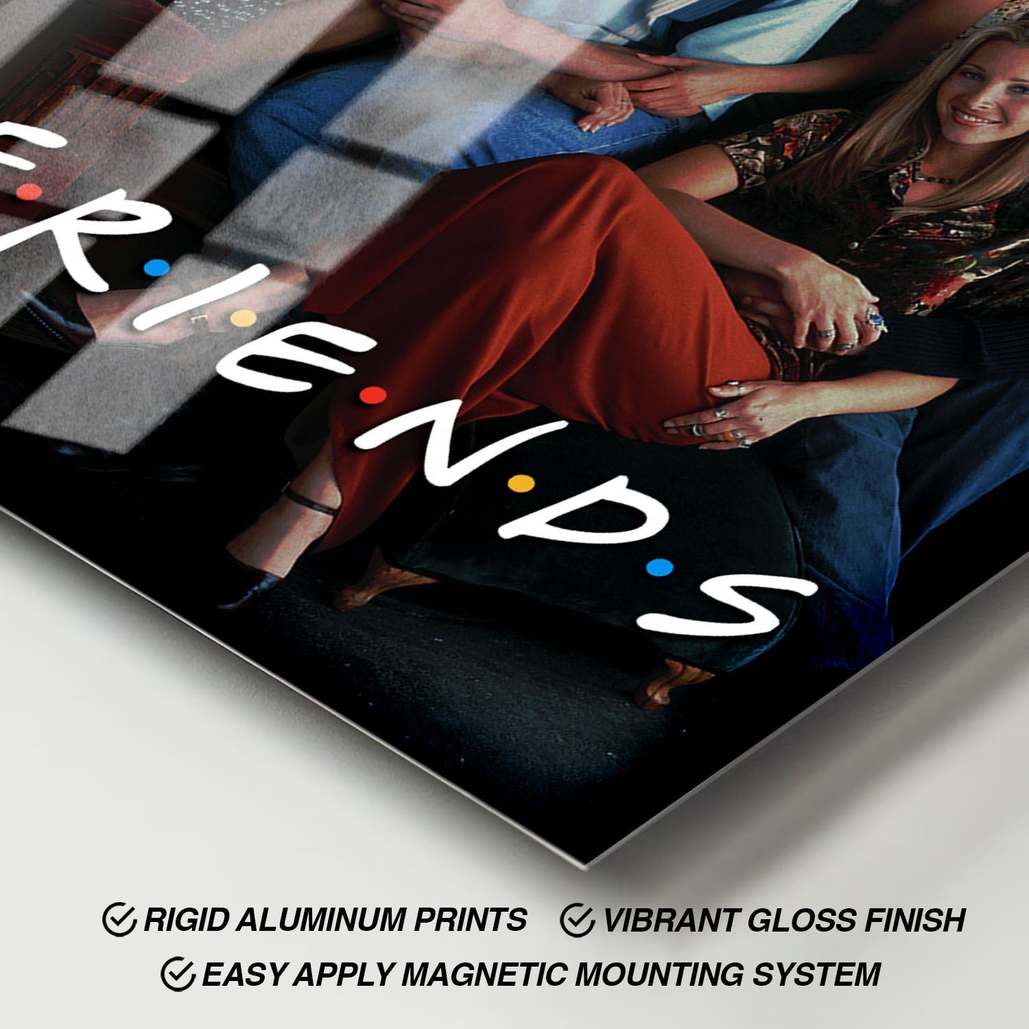 Flex Designs Metal Poster Friends 11 x 17" Home Goods - TV Show 1994 TV Show Metal Poster