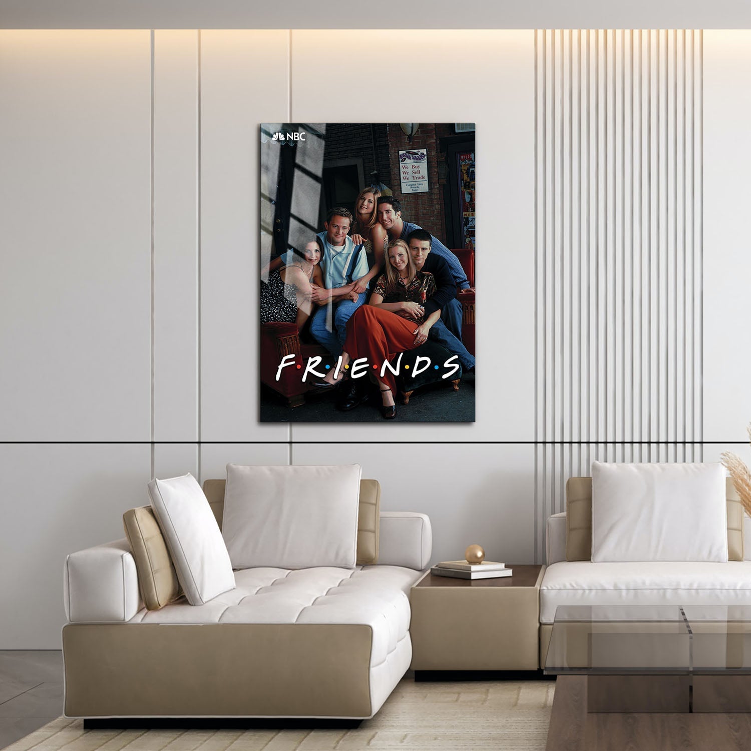 Flex Designs Metal Poster Friends 16 x 24" Home Goods - TV Show 1994 TV Show Metal Poster
