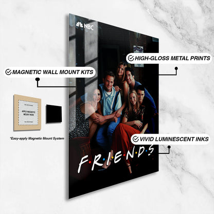 Flex Designs Metal Poster Friends 16 x 24" Home Goods - TV Show 1994 TV Show Metal Poster