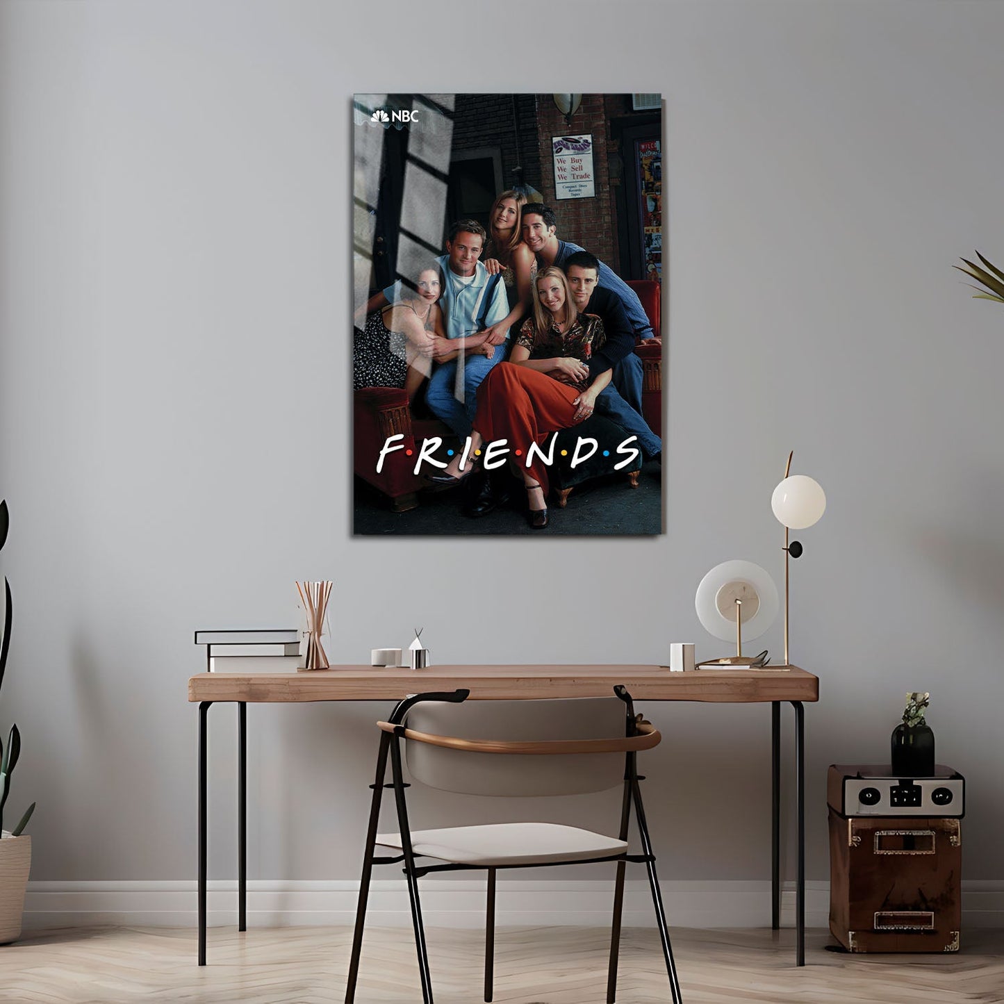 Flex Designs Metal Poster Friends 24 x 36" Home Goods - TV Show 1994 TV Show Metal Poster