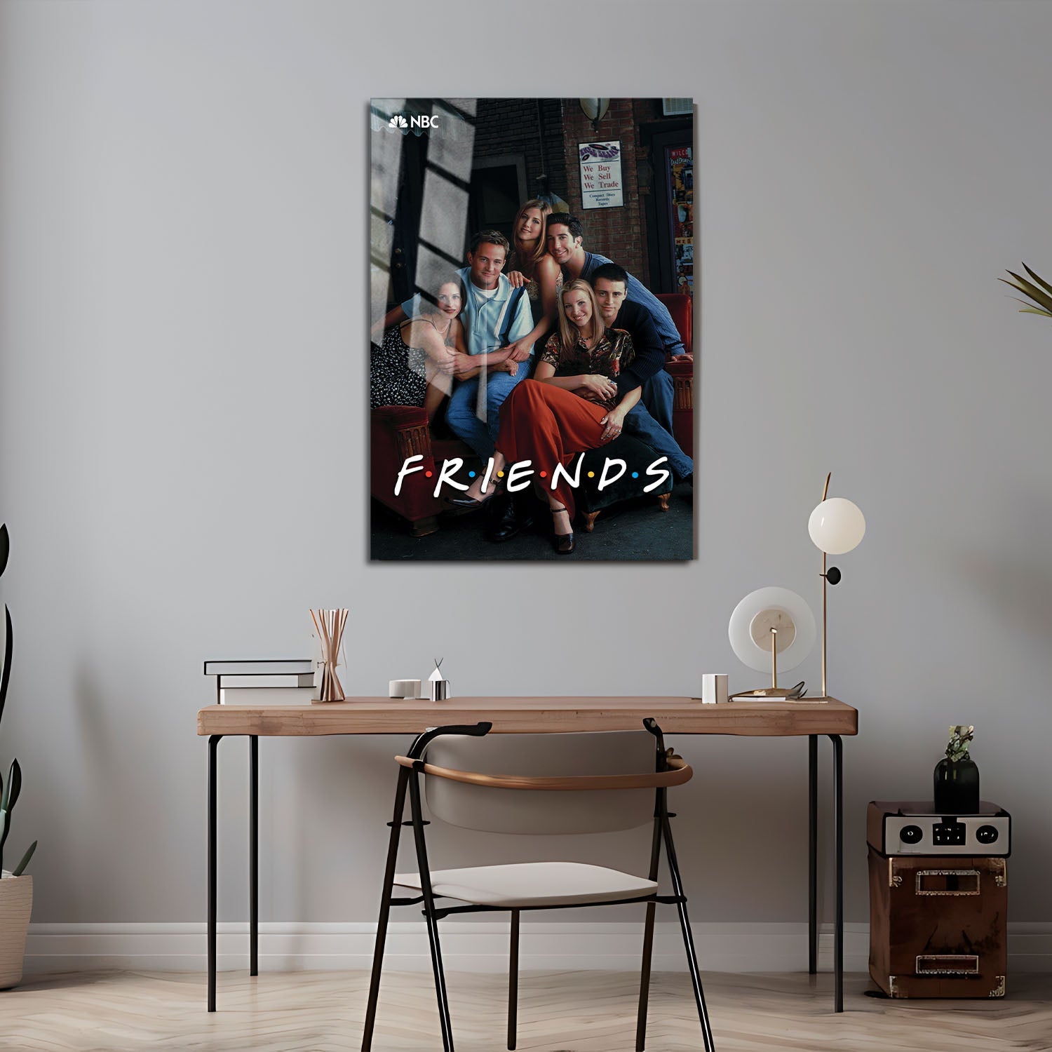 Flex Designs Metal Poster Friends 24 x 36" Home Goods - TV Show 1994 TV Show Metal Poster