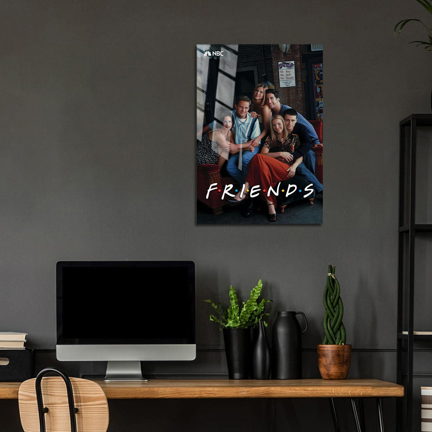 Flex Designs Metal Poster Friends 5 x 7" Home Goods - TV Show 1994 TV Show Metal Poster