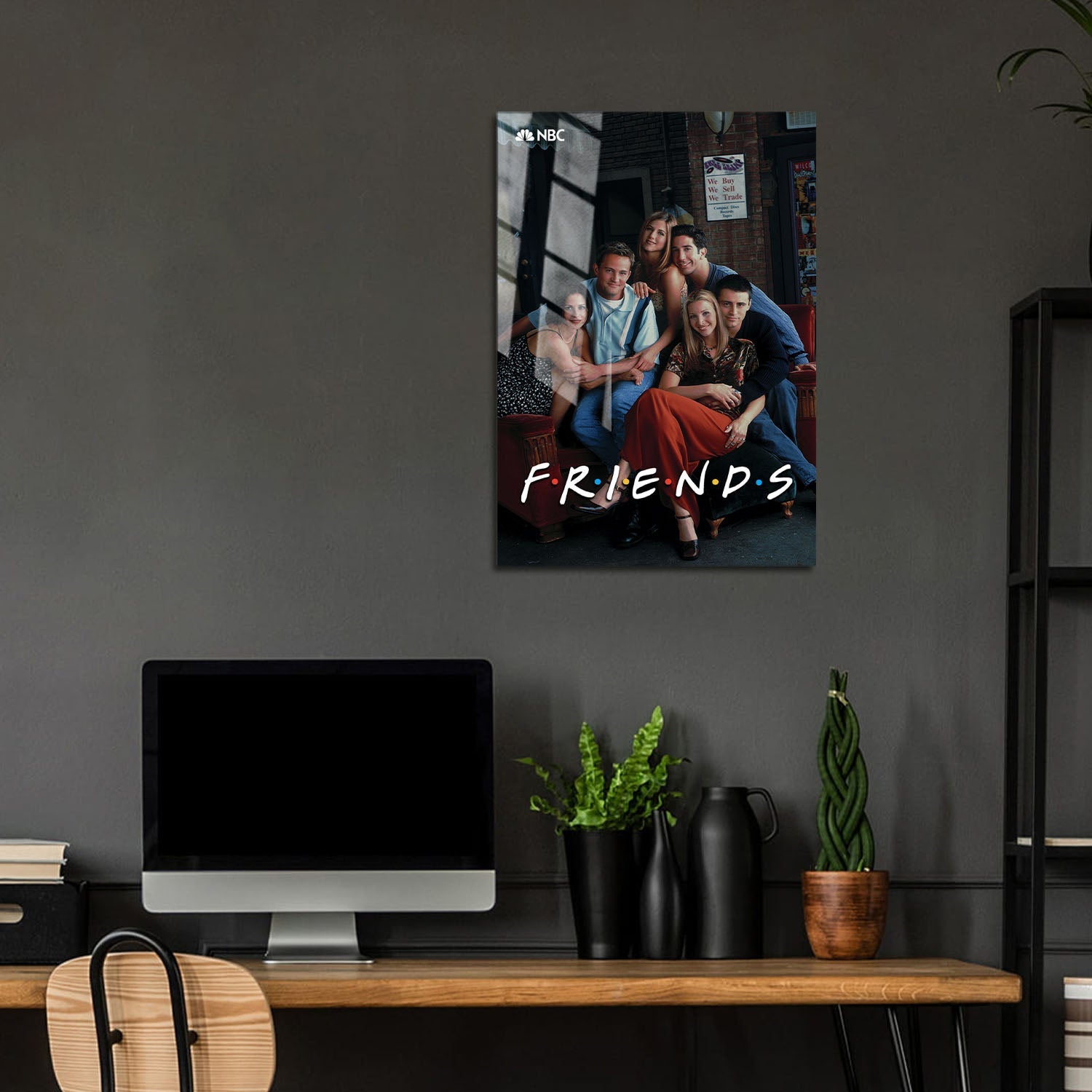 Flex Designs Metal Poster Friends 5 x 7" Home Goods - TV Show 1994 TV Show Metal Poster