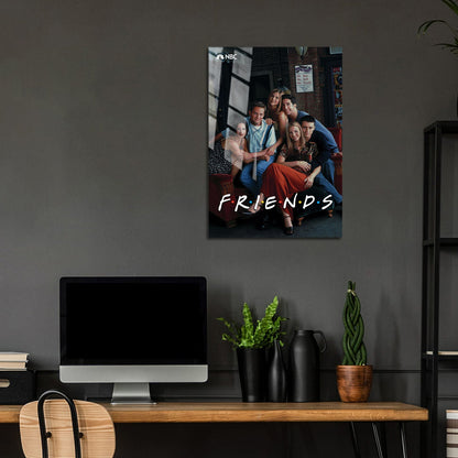 Flex Designs Metal Poster Friends 5 x 7" Home Goods - TV Show 1994 TV Show Metal Poster