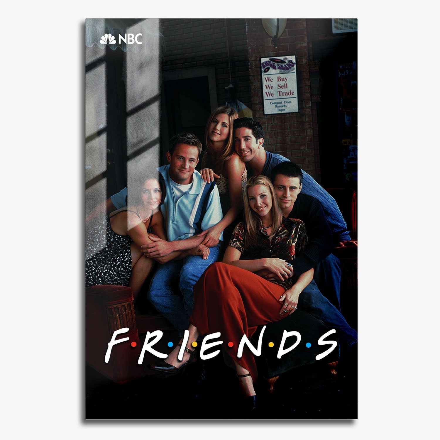 Flex Designs Metal Poster Friends 11 x 17" Home Goods - TV Show 1994 TV Show Metal Poster