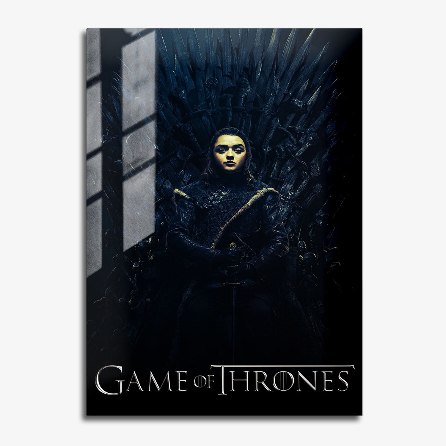 Flex Designs Metal Poster Game of Thrones Arya Stark Classic 11 x 17" Home Goods - TV Show 2011 TV Show Metal Poster