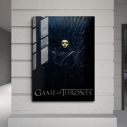 Flex Designs Metal Poster Game of Thrones Arya Stark Classic 24 x 36" Home Goods - TV Show 2011 TV Show Metal Poster