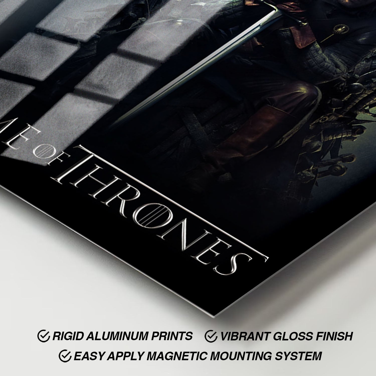 Flex Designs Metal Poster Game of Thrones Classic 11 x 17" Home Goods - TV Show 2011 TV Show Metal Poster