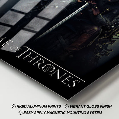 Flex Designs Metal Poster Game of Thrones Classic 11 x 17" Home Goods - TV Show 2011 TV Show Metal Poster