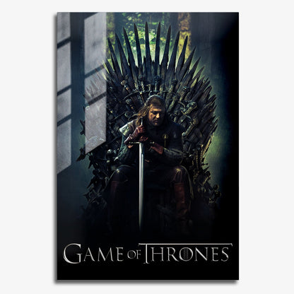 Flex Designs Metal Poster Game of Thrones Classic 11 x 17" Home Goods - TV Show 2011 TV Show Metal Poster